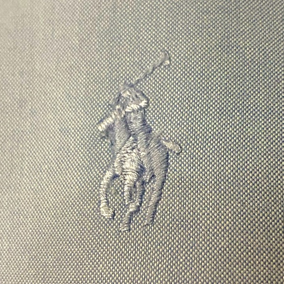 Polo by Ralph Lauren button up, long sleeve shirt. Size 17, 32-33 - Picture 2 of 4